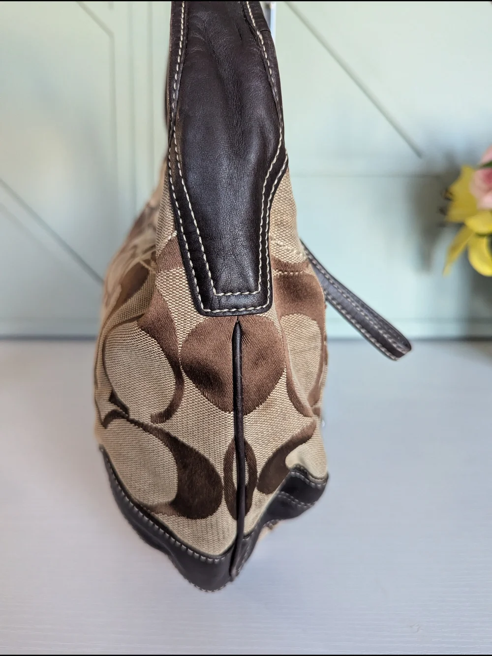 Y2K-era Coach Signature Ergo Hobo Bag